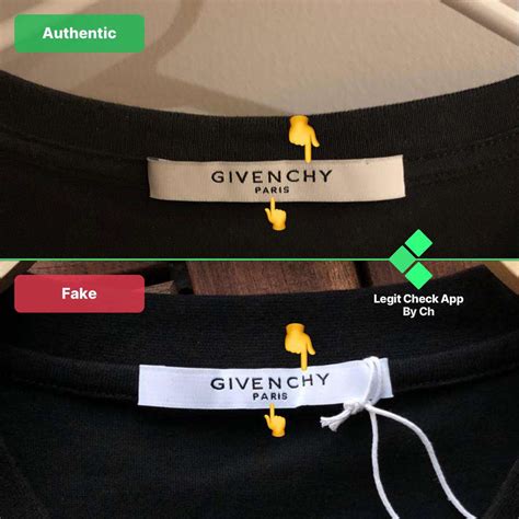 givenchy t shirt real vs fake|are givenchy items real.